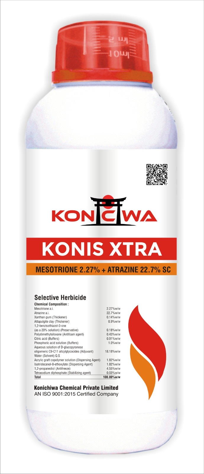 Mesotrione 2.27% + Atrazine 22.7% SC - Konis Xtra