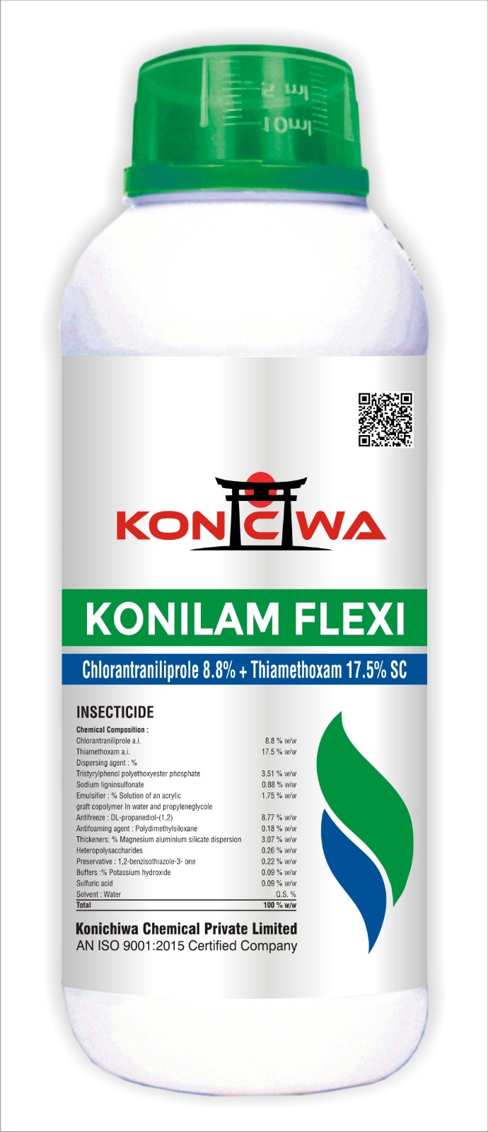 Chlorantraniliprole 8.8% + Thiamethoxam 17.5% SC - Konilam Flexi