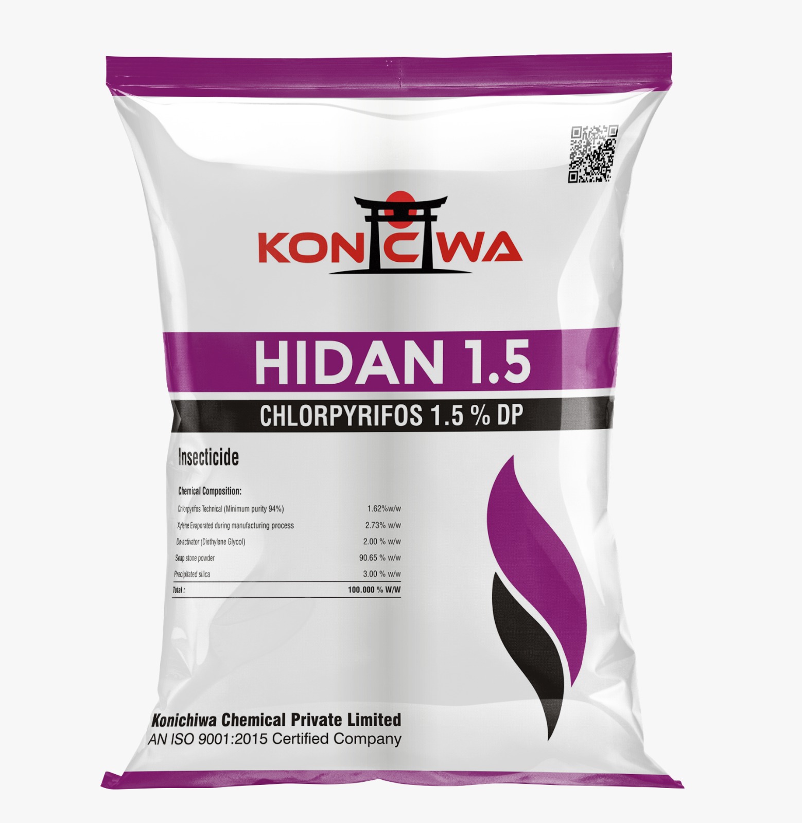 Chlorpyrifos 01.50 % DP - Hidan1.5