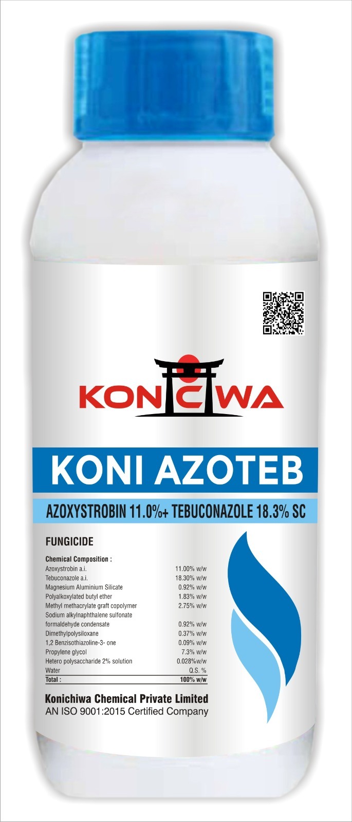 Azoxystrobin 11.0%+ Tebuconazole 18.3% SC - Koni Azoteb
