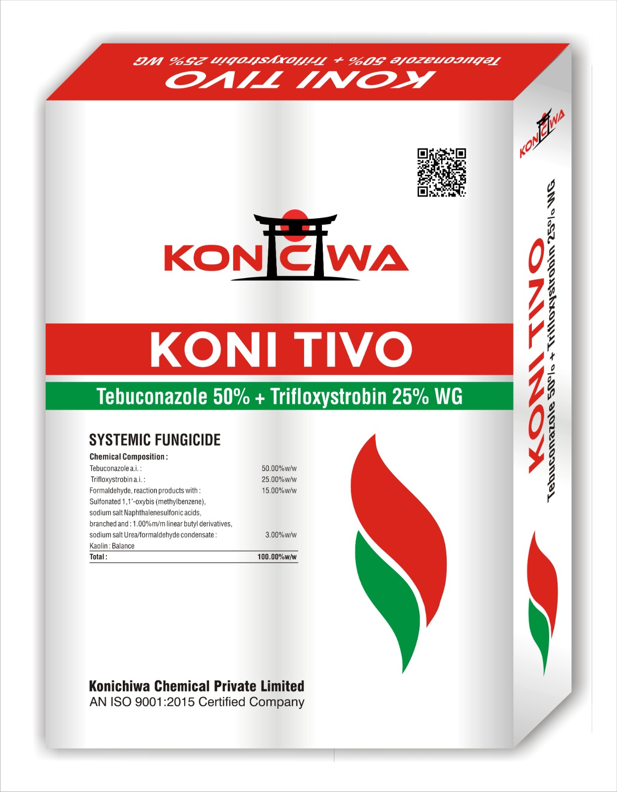 Tebuconazole 50% + Trifloxystrobin 25% WG - Koni Tivo